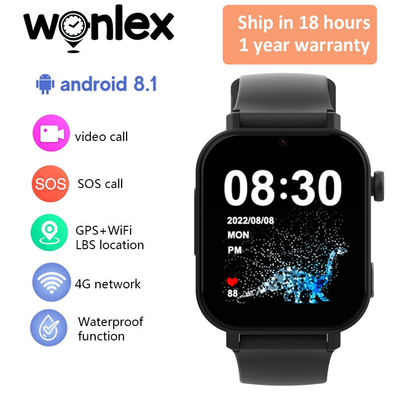 Fall Detection Watch - Wonlex KT36 4G Smart Watch Kids