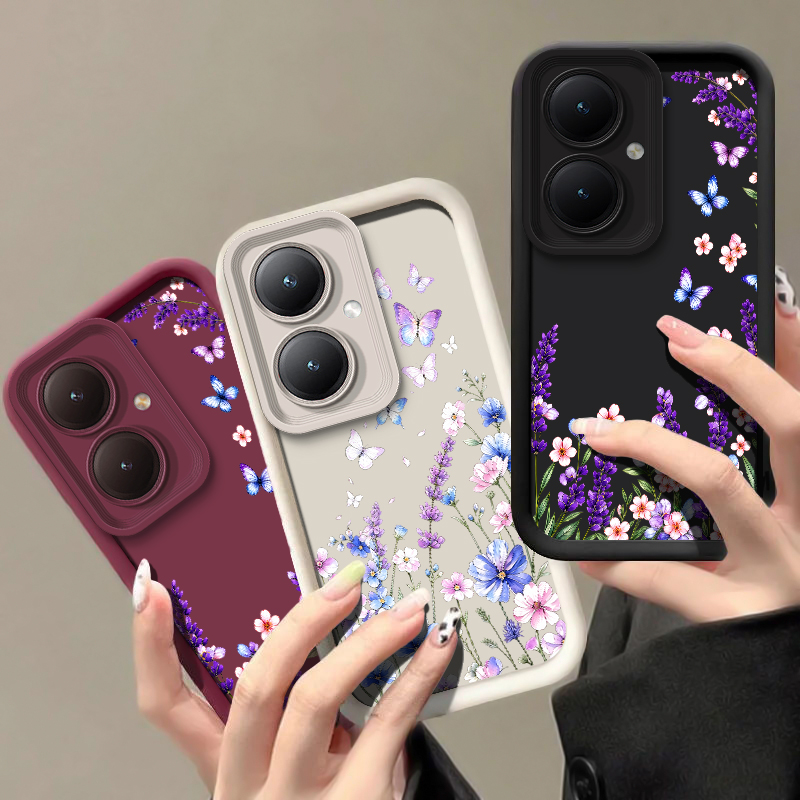 Lavender Butterfly Pattern Pho - Vivo Y28 review and price