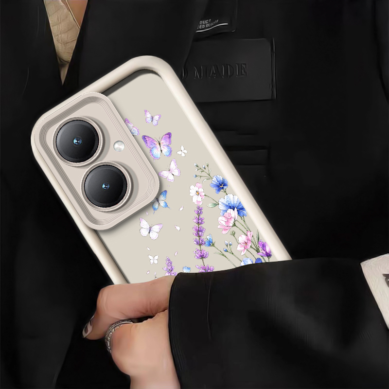 Lavender Butterfly Pattern Pho - Vivo Y28 review and price