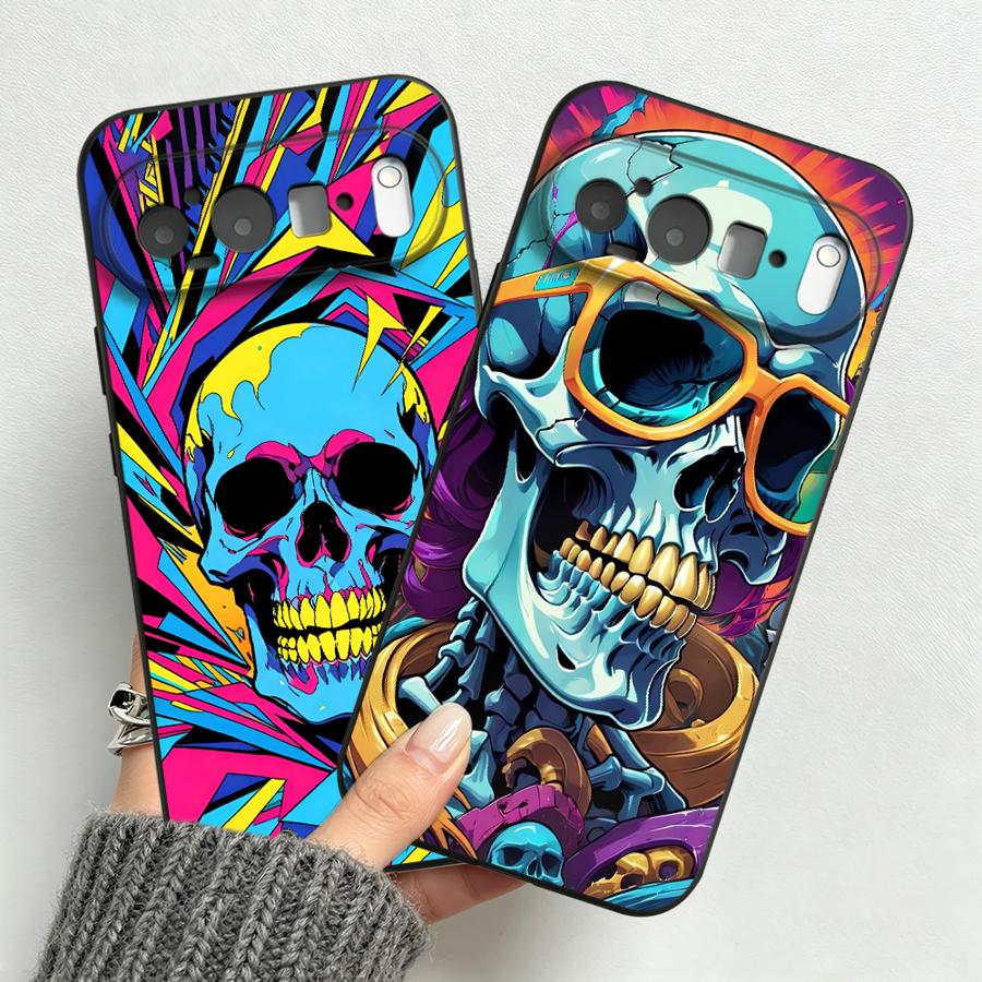 Neon Pop Art Skull Case for Go - Google Pixel 8A review and price