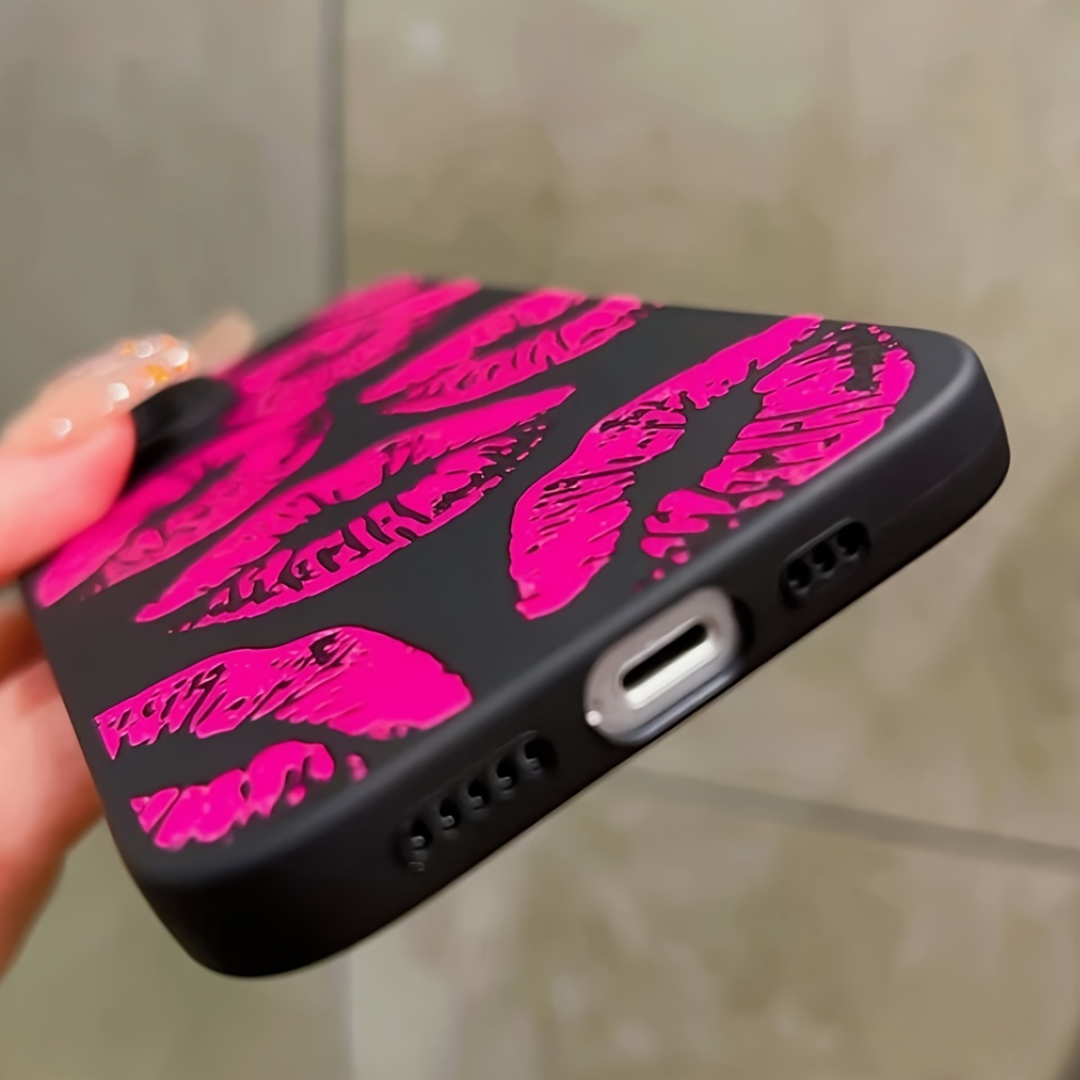 Rose Red Lip Luxury Pattern Ca - Samsung Galaxy A55 review and price