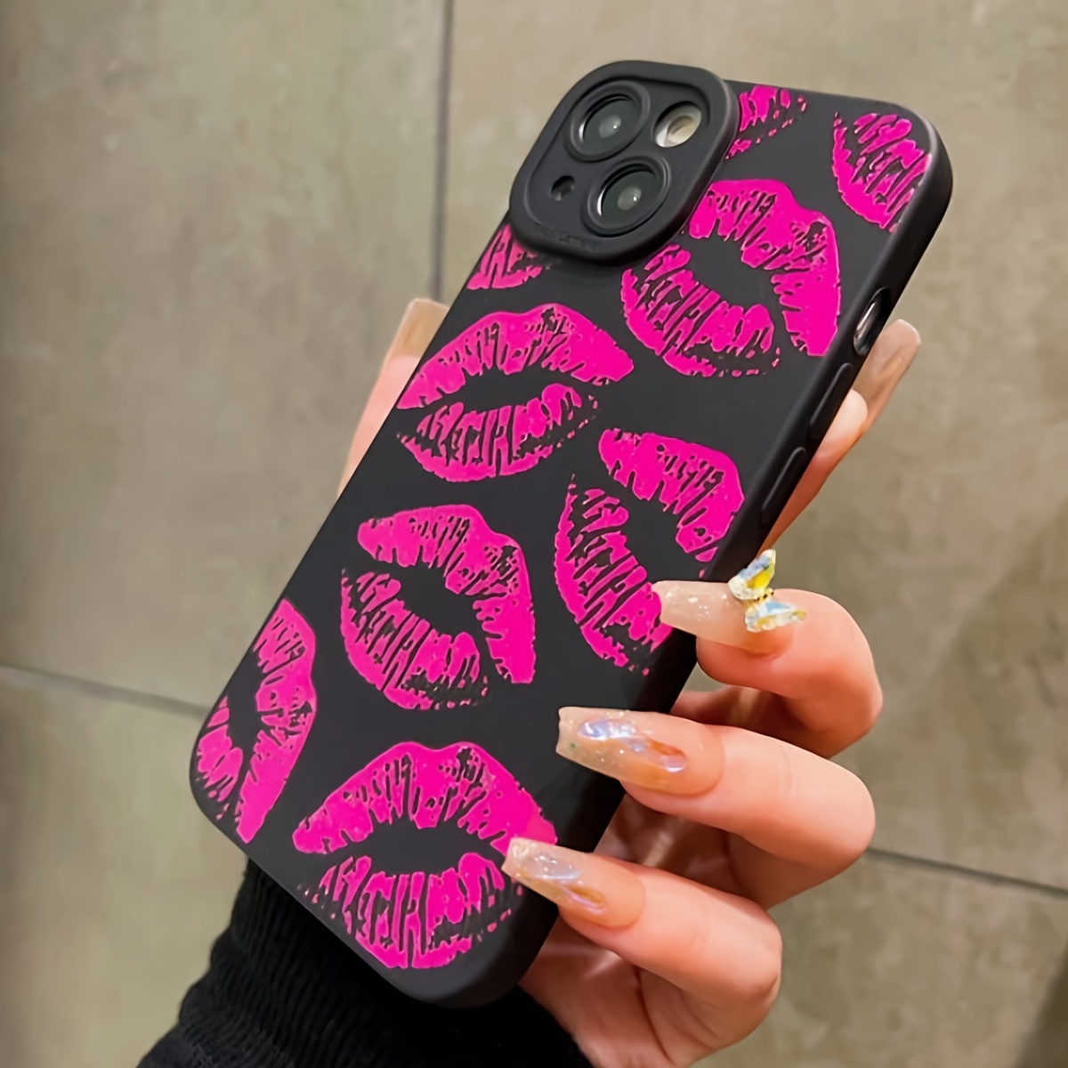 Rose Red Lip Luxury Pattern Ca - Samsung Galaxy A55 review and price