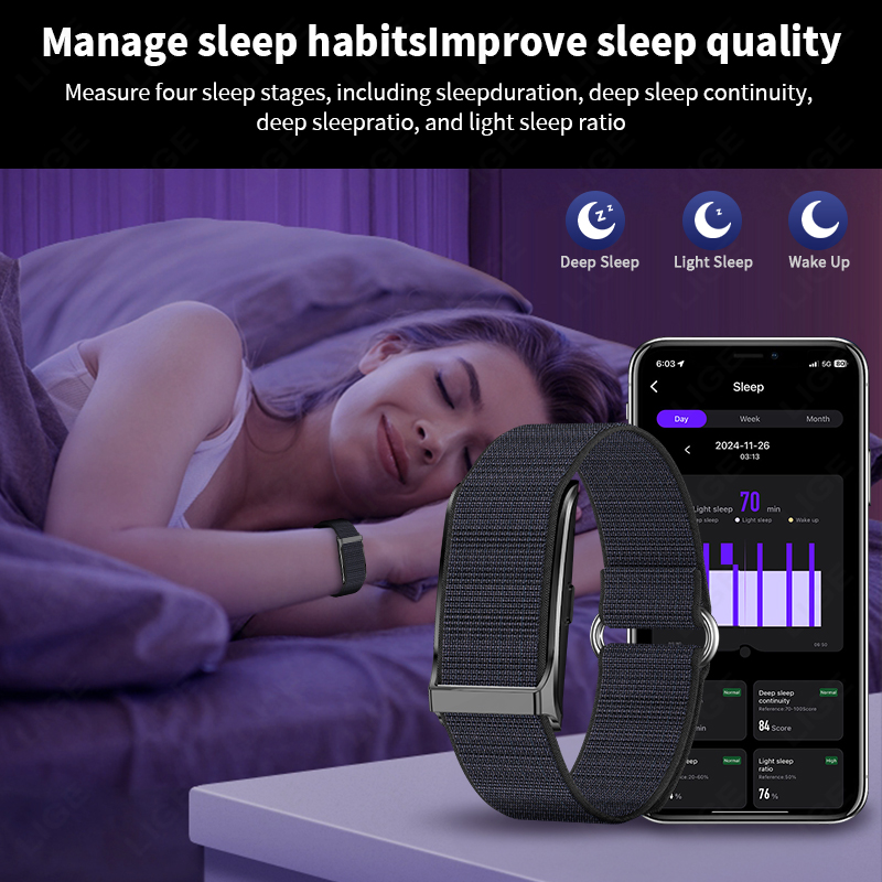 LIGE Smart Watch Heart Rate Bl - Fall Detection Watch review and price