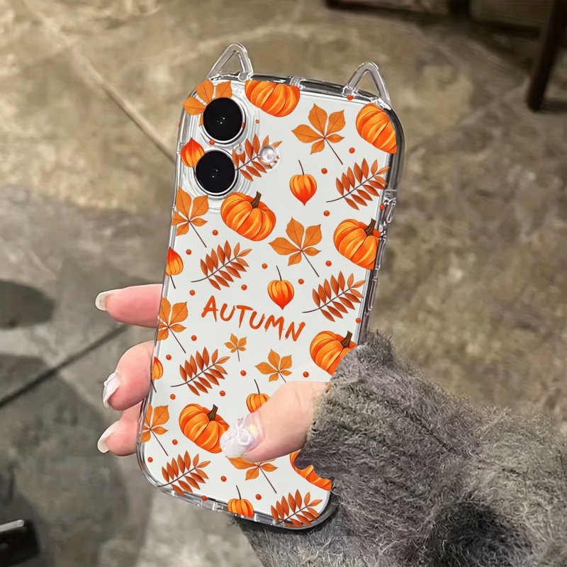Autumn Pumpkin Falling Leaves  - Apple Iphone 15 review and price