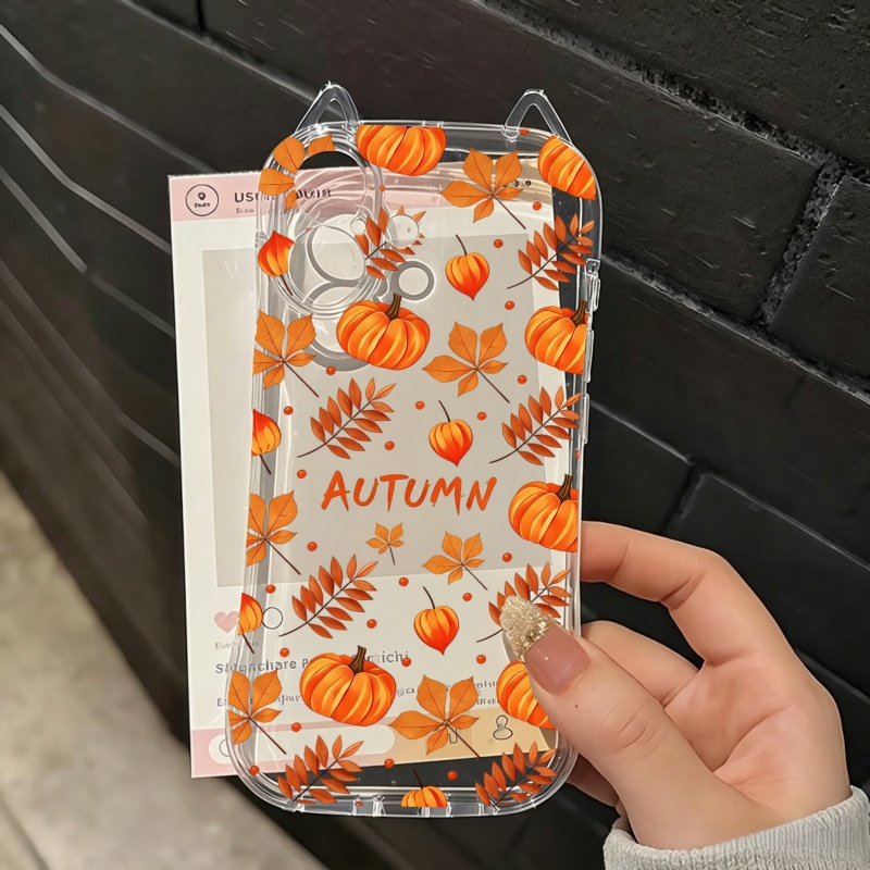 Autumn Pumpkin Falling Leaves  - Apple Iphone 15 review and price