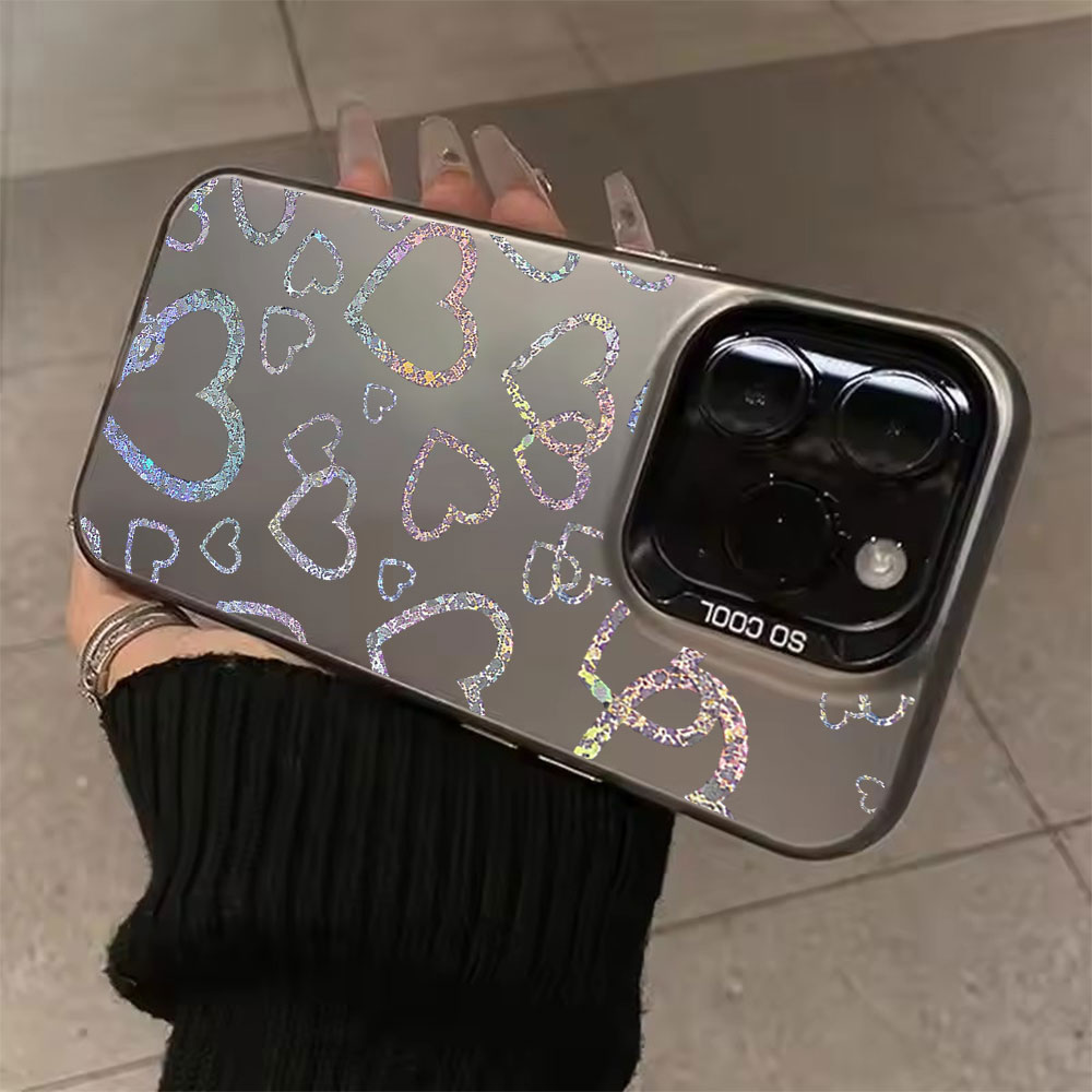 Colorful Heart Print Case For  - Apple Iphone 15 review and price