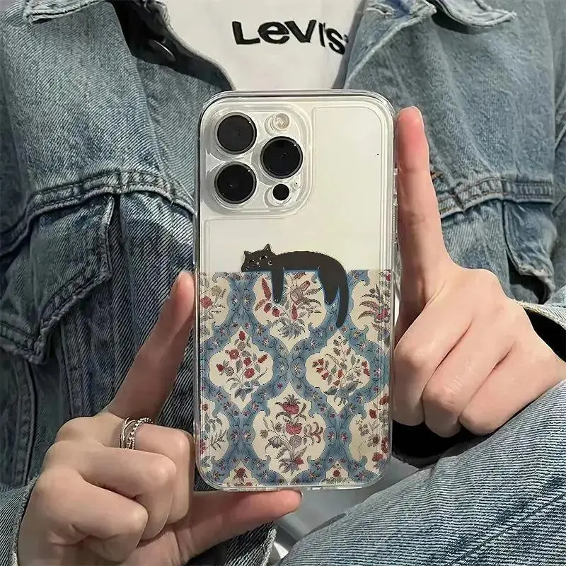 Retro Pattern Resting Cat Phon - Vivo Y28 review and price